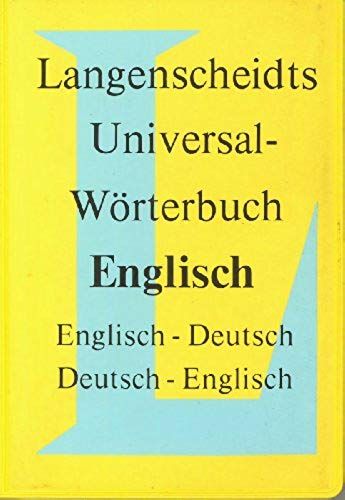 Langenscheidts Universal Worterbuch Englisch Deutch