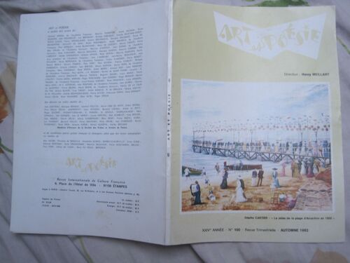 Art Et Poésie Revue Trimestrielle-24è Année-Automne 1982 N° 100
