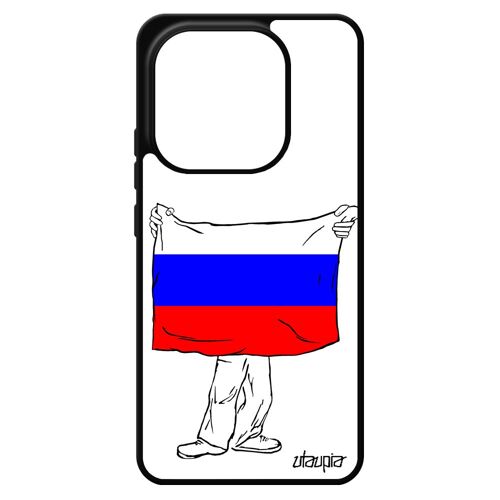 Coque Pour Pour Xiaomi Redmi Note 14 4g Europe Silicone Drapeau Russie Russe Euro Basket Foot Noir Coupe D'europe Football Made In France