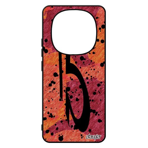 Coque Pour Pour Xiaomi Redmi Note 14 Pro/14 Pro+ Plus 5g Silicone Signe Du Zodiaque Balance Rouge Astrologique Original Calligraphie Etui