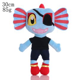 Undertale poupée en peluche undertale jeu périphérique sans poupée jouets pour enfants cadeau de Noël poisson soeur 30cm