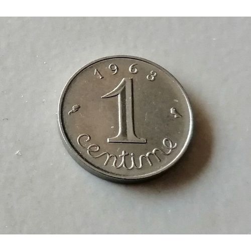 Lot De Pièces De 1 Centime De Franc 1962, 1963, 1968 - Monnaie