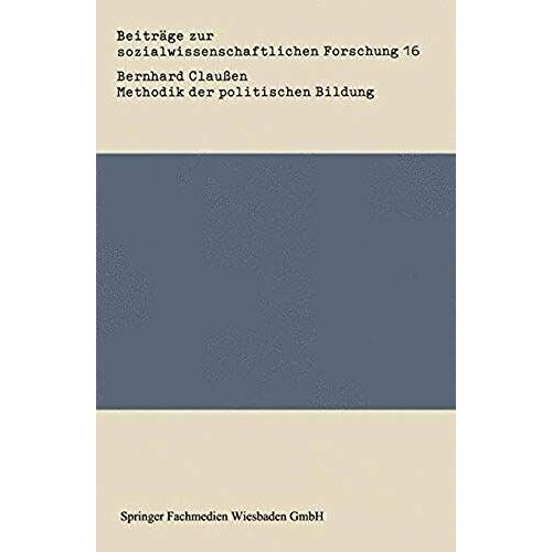 Methodik Der Politischen Bildung