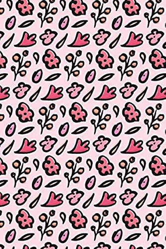 Floral Journal Notebook: 6x9 200 Page 100 Sheet, Floral Pattern Journal Notebook