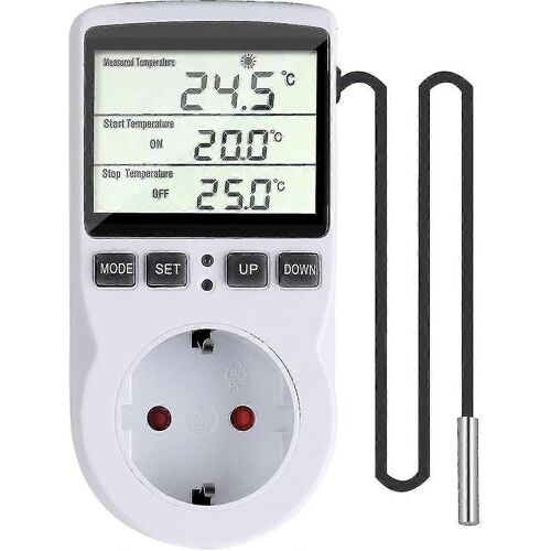 Thermostat de prise de contrôleur de température numérique Au-plug