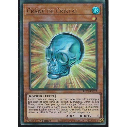Carte Yu-Gi-Oh - Crane De Cristal - Blcr-Fr022 - Ultra-Rare -