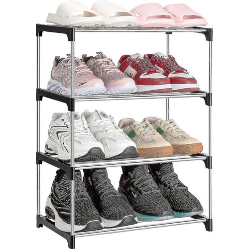 Étagère À Chaussures Simple, Étagère De Rangement Multicouche, Étagère À Chaussures Étroite, Stable Et Durable