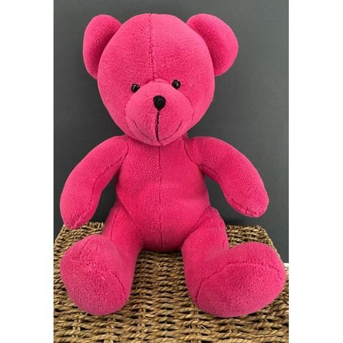 Ours Nounours Peluche Éponge Rose Fuchsia
