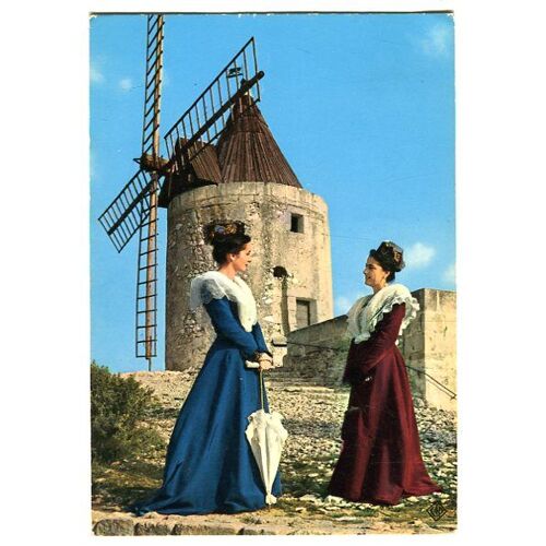 Carte Postale - Arlésiennes Au Moulin D' Alphonse Daudet - Fontvieille - Bouches-Du-Rhône - 13