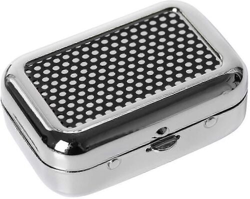 Cendrier De Poche De Cigare En Métal Portable Avec Couvercle