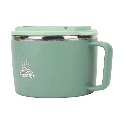 Bol De Nouilles 1200ml Avec Baguettes Et Couvercle Cuiseur À Ramen Portable En Acier Inoxydable Pour Le Bureau