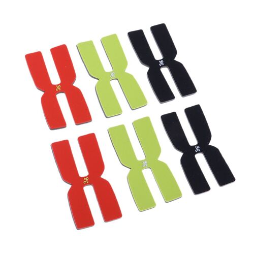 Set De 6pcs Bande Équilibre Adhésive En Forme De H Accessoire Raquette De Tennis Multi Couleur