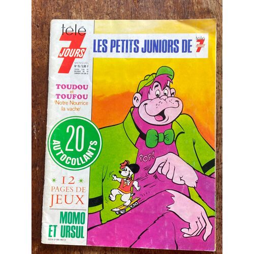 Les Petits Juniors De Télé 7 Jours Numéro 15 Avec Planche D’Autocollants 