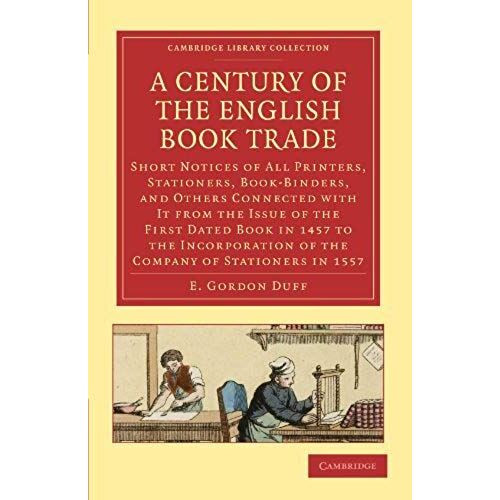 A Century Of The English Book Trade