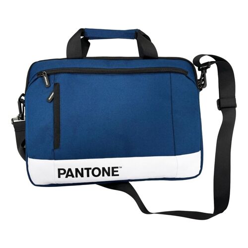 Pantone PT-BPC002N sacoche d'ordinateurs portables 15.6" Sac Messenger Bleu et Blanc