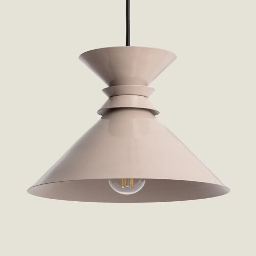 Suspension Métal Rattota Beige