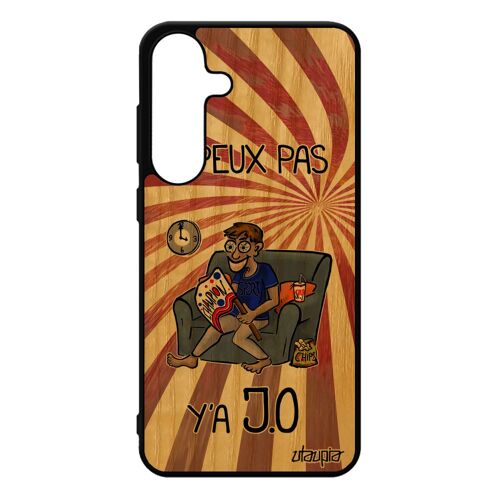 Coque Pour Samsung S25+ Plus Bois Silicone J'peux Pas Y'a Jo Bd Noir Housse Smartphone Sport Je Athletisme Drole Rouge Dessin De Pour Galaxy