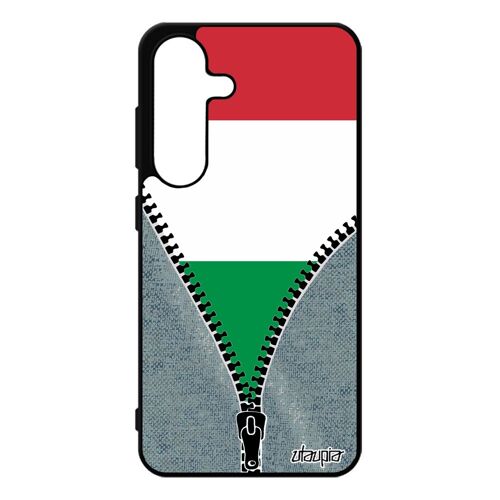 Coque Drapeau Italie Italien Pour S25 Silicone Foot Rugby Etui Jo Jeans Mobile De Protection Telephone Euro Football Pour Samsung Galaxy