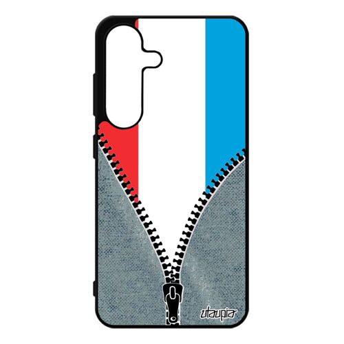 Coque Telephone Pour Samsung S25 Silicone Drapeau Luxembourg Luxembourgois Foot Basket Jeans Football Antichoc Jo Pour Galaxy