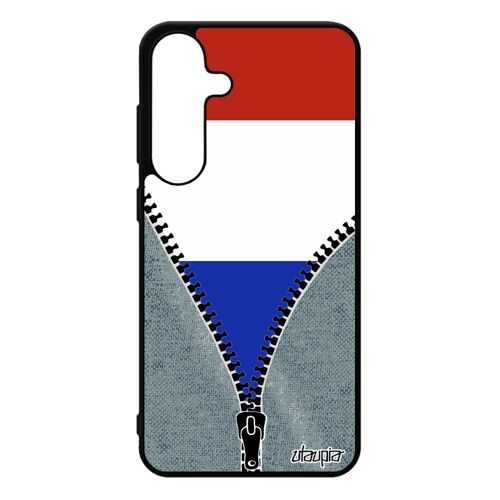 Coque Drapeau France Fran¿Ais Pour Galaxy S25+ Plus Silicone De Protection Antichoc Tricolore Original Mobile Rugby Football Pour Samsung