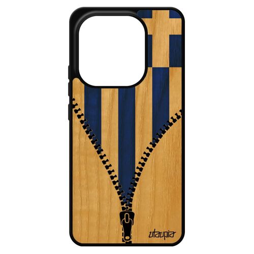 Coque Silicone Drapeau Grece Grec Redmi Note 14 4g Europe Bois Foot Antichoc Coupe D'europe Euro Telephone Coupe Du Monde Jo Pour Xiaomi