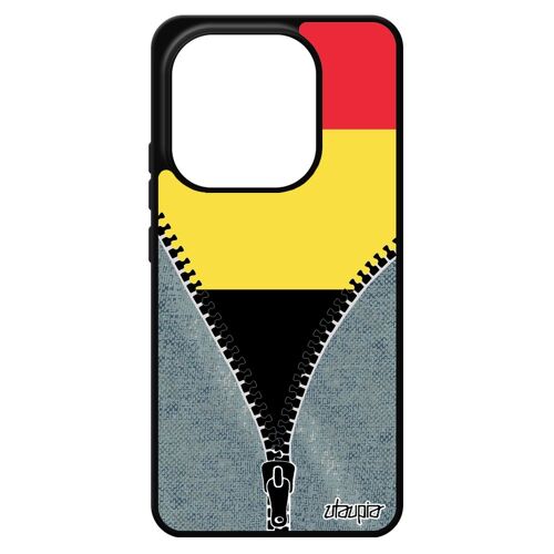 Coque Redmi Note 14 4g Europe Silicone Drapeau Belgique Belge Coupe Du Monde Housse Jo Motif Case Telephone Pour Xiaomi