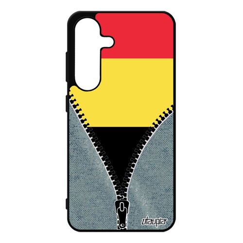 Coque Pour Samsung S25 En Silicone Drapeau Belgique Belge Antichoc Smartphone Original Football Foot Jeans Basket Euro Gel Case Jo Pour Galaxy