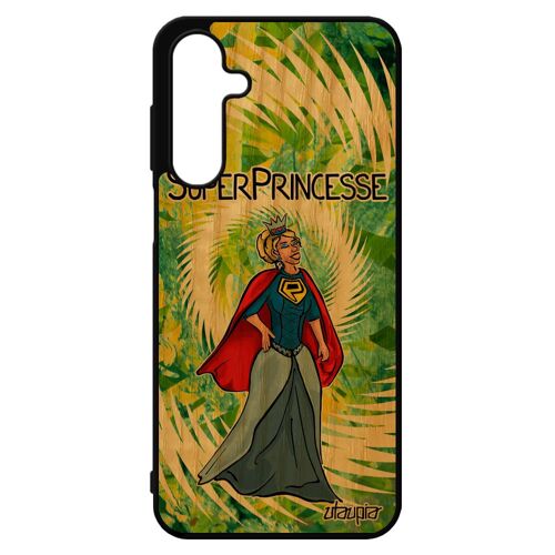 Coque Pour Samsung A16 4g 5g Bois Silicone Super Princesse Mobile Comics Pas Cher Vert Housse Cadeau De Noel Drole Texte Bd Pour Galaxy