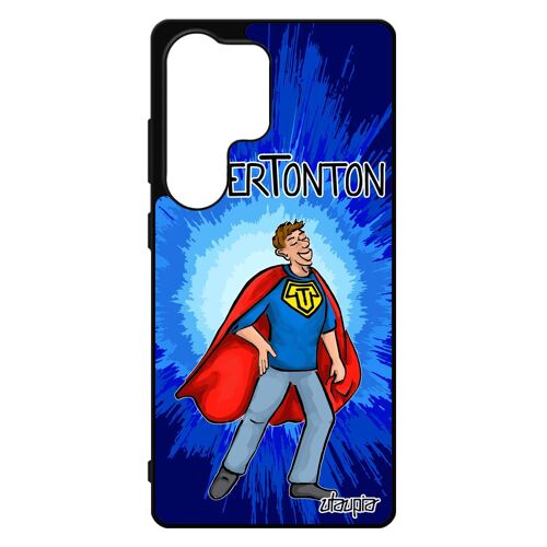 Coque Pour Samsung S25 Ultra Silicone Super Tonton Rigide Humoristique Drole Heros Comics Bande Dessin¿E Original Texte Telephone Pour Galaxy