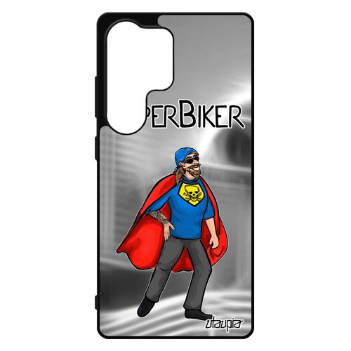 Coque Super Biker Motard Pour S25 Ultra Silicone Texte Personnalis¿ Humour Gel Etui Humoristique Bande Dessin¿E Drole Pour Samsung Galaxy