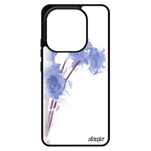 Coque Silicone Redmi Note 14 4g Europe Bouquet De Fleurs Alu Souple Amour Romantique Pastel Floral Personnalis¿ Violet Design Pour Xiaomi