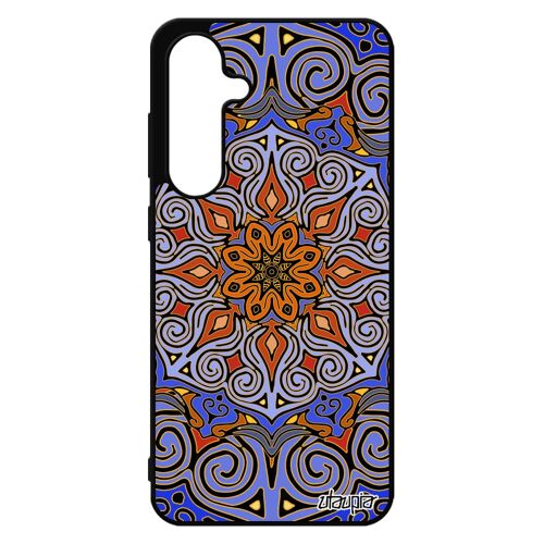 Coque Pour Samsung S24 Fe Silicone Mandala Fantaisie Color¿ Nepal Indien Personnalis¿ Oriental Original Antichoc Hindou Tibetain Pour Galaxy