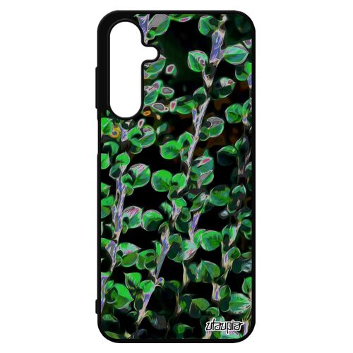 Coque A16 4g 5g Silicone Motif Feuilles Plantes Telephone Design 4g Metal Etui Vert Fleurs Effet Case Pas Cher Jolie Pour Samsung Galaxy