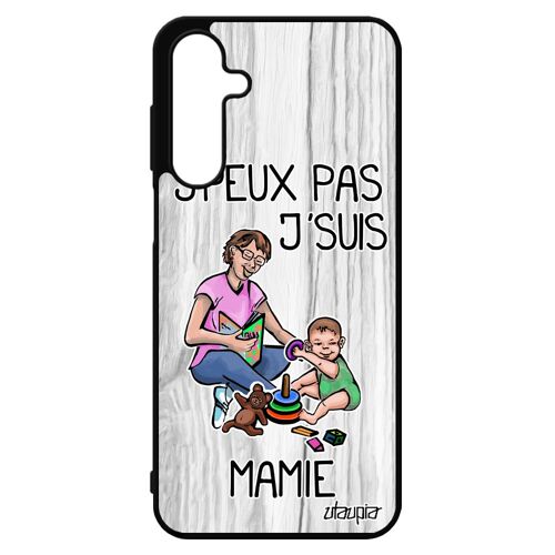 Coque Antichoc Pour A16 4g 5g Silicone J'peux Pas J'suis Mamie Texte Cover Souple Portable Rigide Humoristique Je De Pour Samsung Galaxy