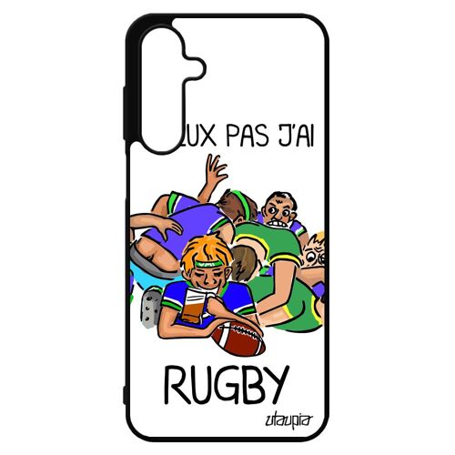 Coque J'peux Pas J'ai Rugby A16 4g 5g Silicone Bande Dessin¿E Caoutchouc Xv De France Smartphone Texte Case Original Pour Samsung Galaxy