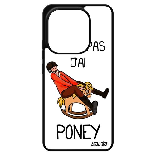 Coque Redmi Note 14 4g Europe Silicone J'peux Pas J'ai Poney Comique Drole Equitation Humour Aquaponey Humoristique Etui De Pour Xiaomi