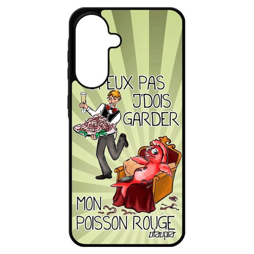 Coque Pour A56 5g Silicone J'peux Pas J'dois Garder Mon Poisson Rouge Portable Metal Je Personnalis¿ Jpeux Telephone Pour Samsung Galaxy