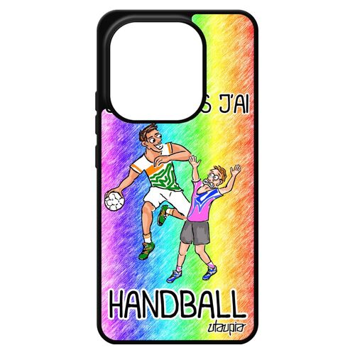 Coque Pour Redmi Note 14 4g Europe En Silicone J'peux Pas J'ai Hand Coupe Du Monde Handball De Protection Humoristique Housse Pour Xiaomi