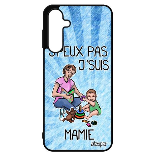 Coque Rigide Pour Pour Samsung Galaxy A16 4g 5g En Silicone Humour J'peux Pas J'suis Mamie Cadeau De Noel Solide Housse Texte Mamy Enfant