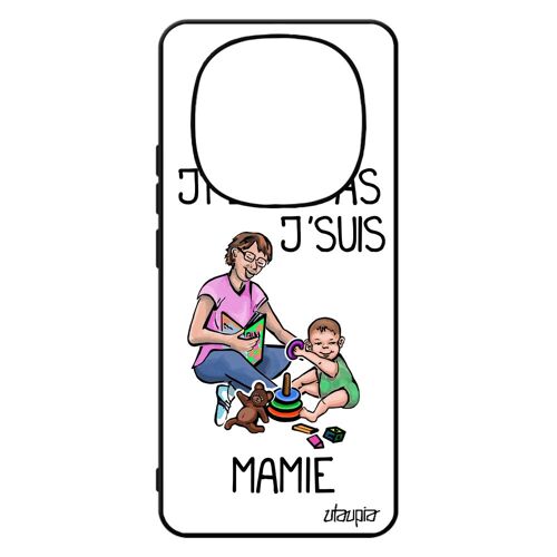 Coque Pour Xiaomi Redmi Note 14 Pro/14 Pro+ Plus 5g Silicone J'peux Pas J'suis Mamie Je Portable Blanc Humoristique Housse Bebe Texte 4g