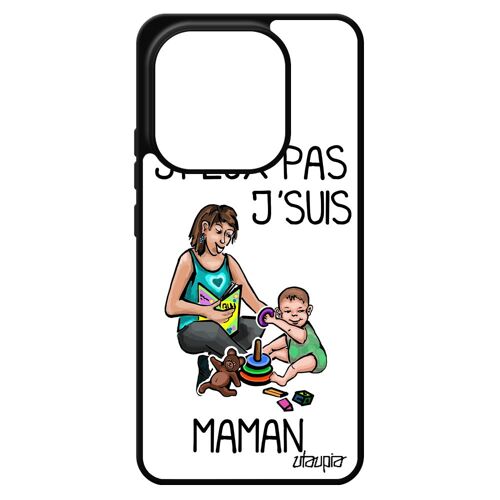 Coque Pour Xiaomi Redmi Note 14 4g Europe Silicone J'peux Pas J'suis Maman Humoristique Bande Dessin¿E Jpeux Pas Cher Bebe Humour Mere De