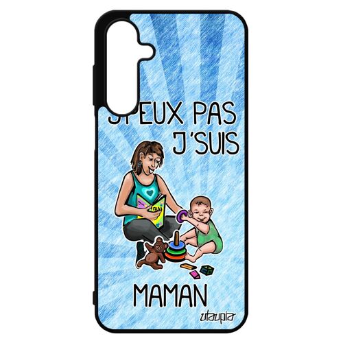 Coque J'peux Pas J'suis Maman Pour Samsung A16 4g 5g Silicone Mobile Texte Mere Jpeux Cadeau De Noel Telephone Housse Humoristique Pour Galaxy