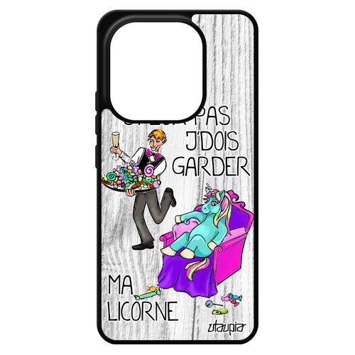 Coque Pour Xiaomi Redmi Note 14 4g Europe Silicone J'peux Pas J'dois Garder Ma Licorne 4g Antichoc Telephone Animaux Jpeux Cartoon Texte