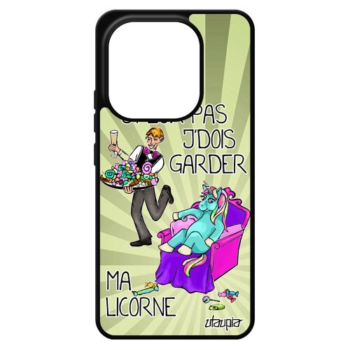 Coque Silicone Je Peux Pas J'dois Garder Ma Licorne Pour Xiaomi Redmi Note 14 4g Europe Poney Motif Humour Portable Jpeux Bd Personnalis¿