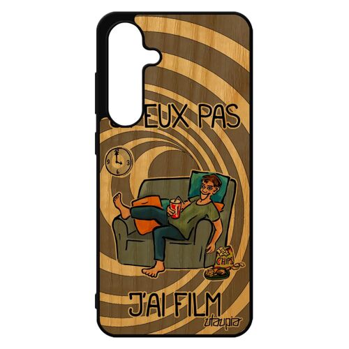 Coque Bois J'peux Pas J'ai Film Pour Galaxy S24 Fe Silicone Original Manga Comique Humour Drole Je Bd Gris 4g Jpeux Dessin Anim¿ Pour Samsung