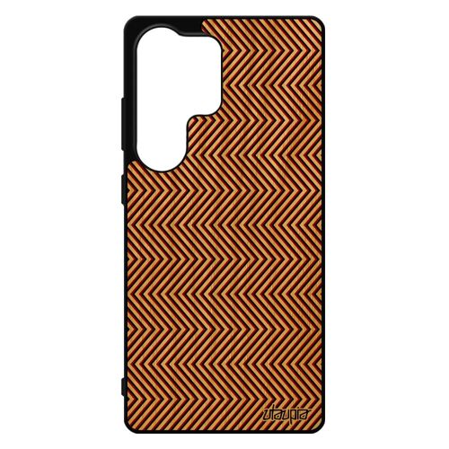 Coque En Bois Rigide S25 Ultra Silicone Illusion D'optique Effet Rouge Gar¿On Magique Bicolore Motif Graphique Dessin Pour Samsung Galaxy