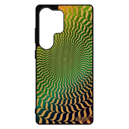 Coque Pour Samsung Galaxy S25 Ultra Bois Silicone Illusion D'optique Personnalis¿ Pas Cher De Protection Telephone Cercle Gay Pride Effet