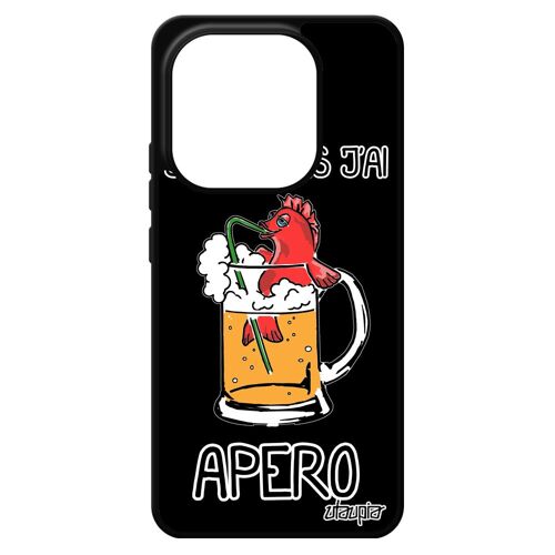 Coque Pour Redmi Note 14 4g Europe Silicone J'peux Pas J'ai Apero Etui Poisson Personnalis¿ Biere Drole Original Humoristique Pour Xiaomi
