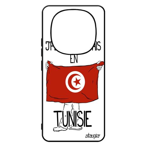 Coque J'peux Pas J'vais En Tunisie Pour Xiaomi 14 Pro+ Plus 5g /Redmi Note 14 Pro Silicone Foot Football Cover Drapeau Tunisien Can Jo De