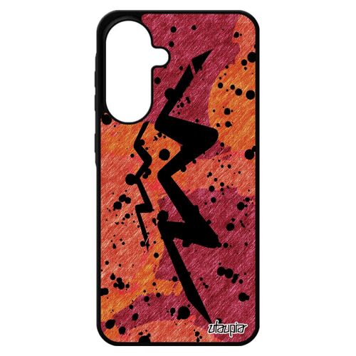 Coque Pour Galaxy A56 5g En Silicone Signe Du Zodiaque Verseau Housse De Protection Aluminium Univers Rouge Dessin Rigide Pour Samsung